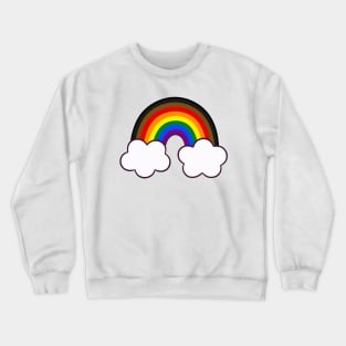 Philadelphia People of Colour-Inclusive rainbow Crewneck Sweatshirt